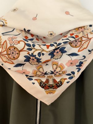 Foulard Solène rose